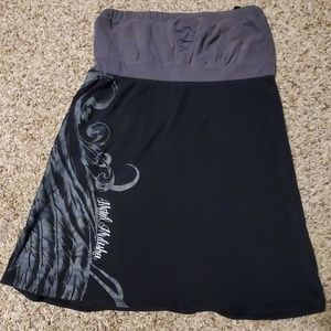 Metal Mulisha Strapless dress
